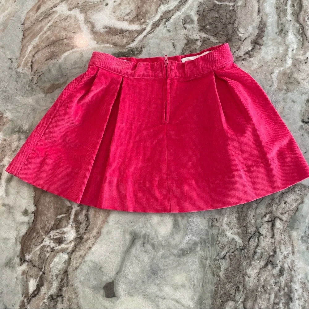 The Beaufort Bonnet Company Girls pink Corduroy Mini Skirt Size 5 Holiday Outfit